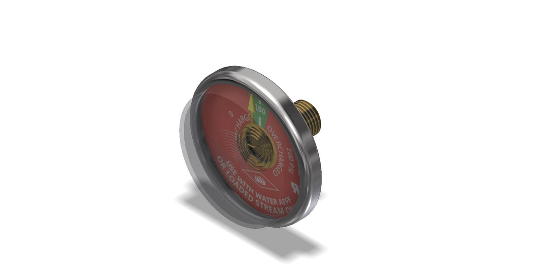 Amerex 06479-P006 100 WP pressure gauge for foam fire extinguishers, pack of 6