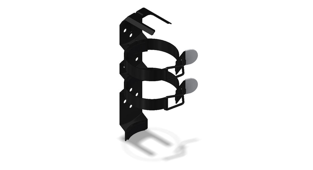 Amerex 817SB black two-strap vehicle/marine bracket, part 06866-P006, sold in a pack of six