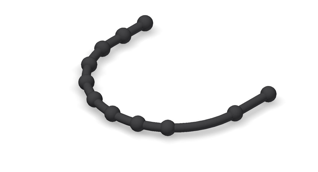Amerex 07166-P006 862 9/32 rubber strap, genuine OEM replacement, sales pack of six
