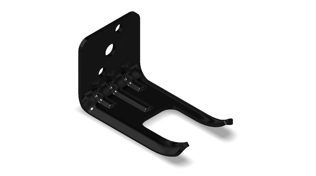Amerex 819 black wall bracket for fire extinguishers, factory item 08125