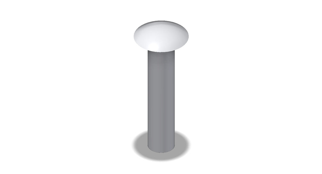 Amerex 12201-P024 aluminum 20 handle rivet, genuine OEM service part sold in a sales pack of 24