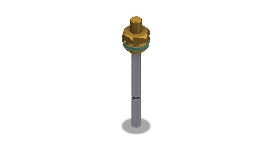 Amerex 13288-P006 brass valve stem assembly for Halotron and CO2 extinguishers, pack of 6