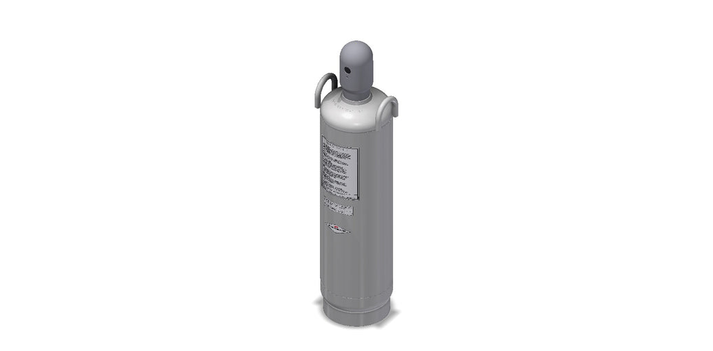 Amerex charge 891, 80 lb Halotron agent recharge cylinder, item 14531