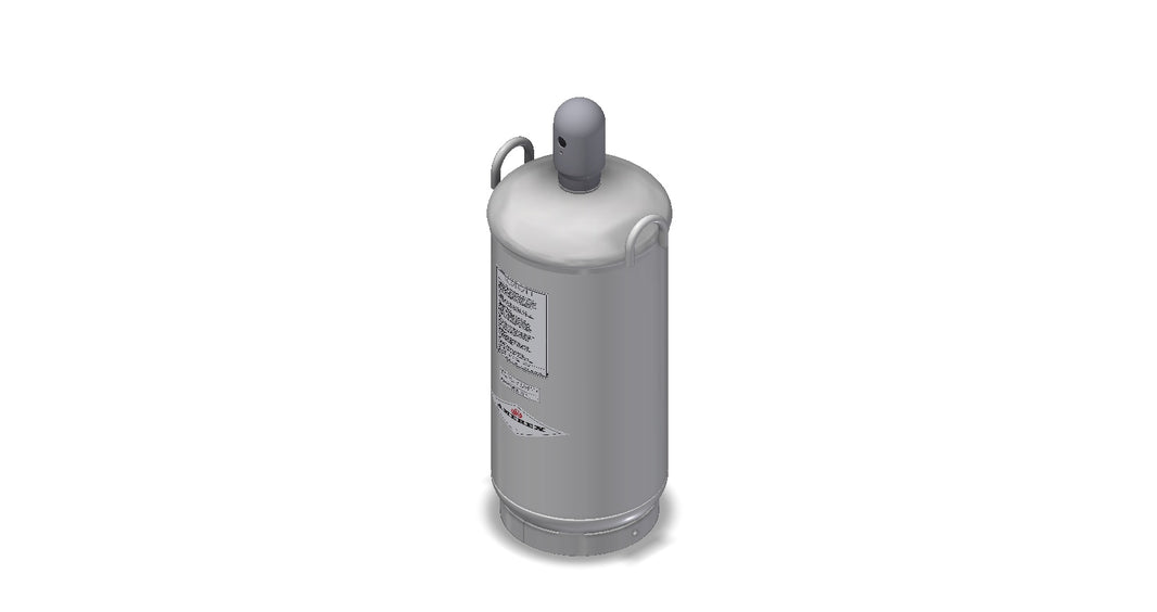 Amerex charge 892, 200 lb Halotron agent recharge cylinder, item 14534