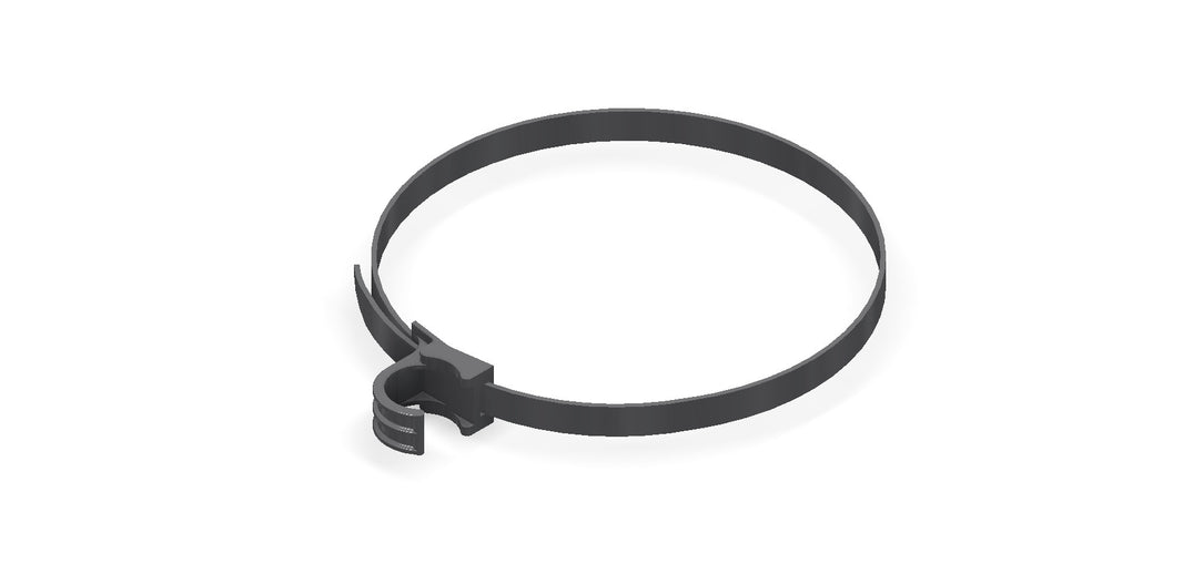 Amerex 14778-P001 BK strap assembly, 1/2 in. x 7 in., genuine OEM extinguisher mounting hardware