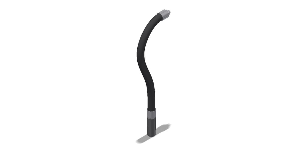 Amerex 14849-P001 replacement 3/8 in. aluminum hose assembly, .157 designation