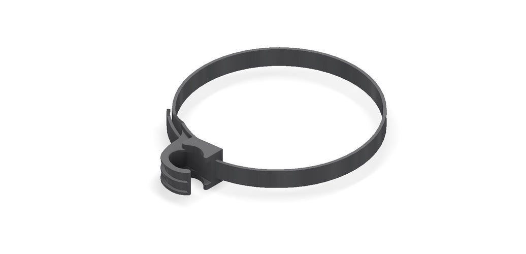 Amerex 15747-P002 black strap assembly, 3/8 inch by 5 inch, sales pack of two