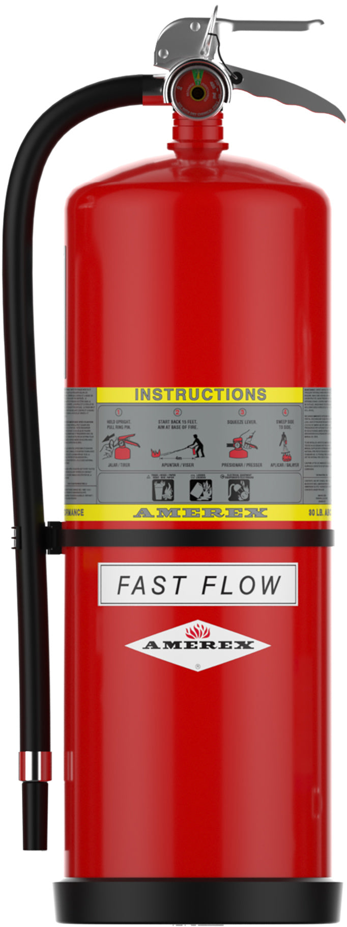 Amerex Model 792 30 lb High Performance ABC Fast Flow fire extinguisher