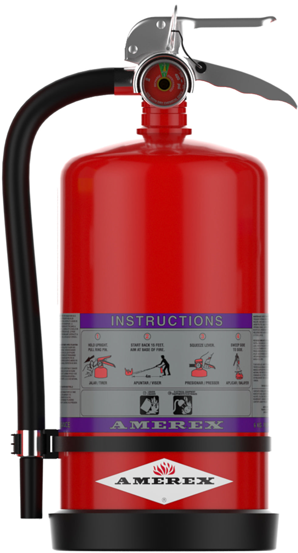 Amerex 793 6 kg Purple K Fast Flow fire extinguisher, item 26908