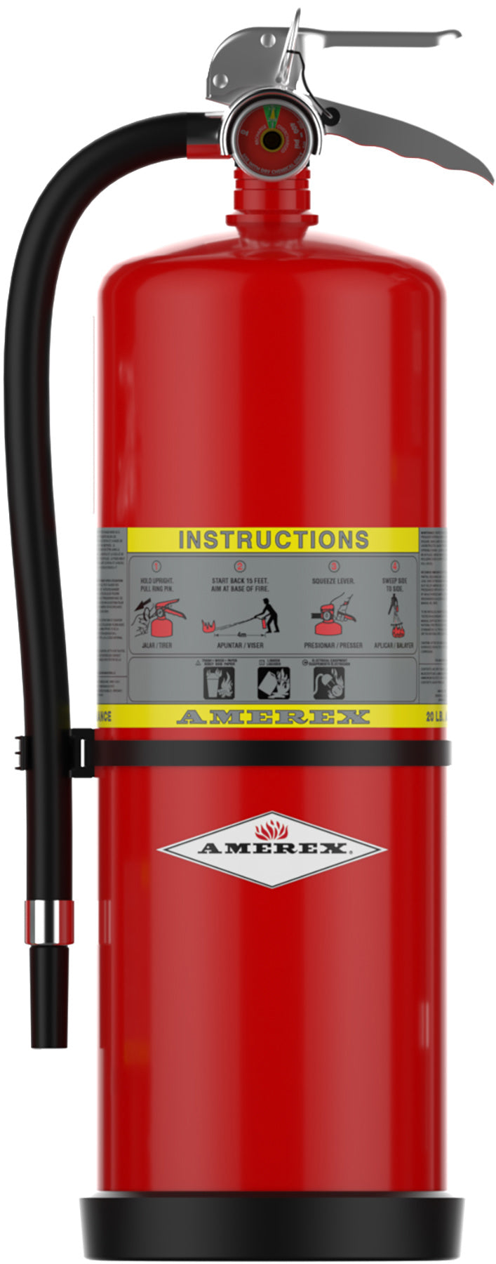 Amerex Model 714 20 lb High Performance ABC Compliance Flow fire extinguisher