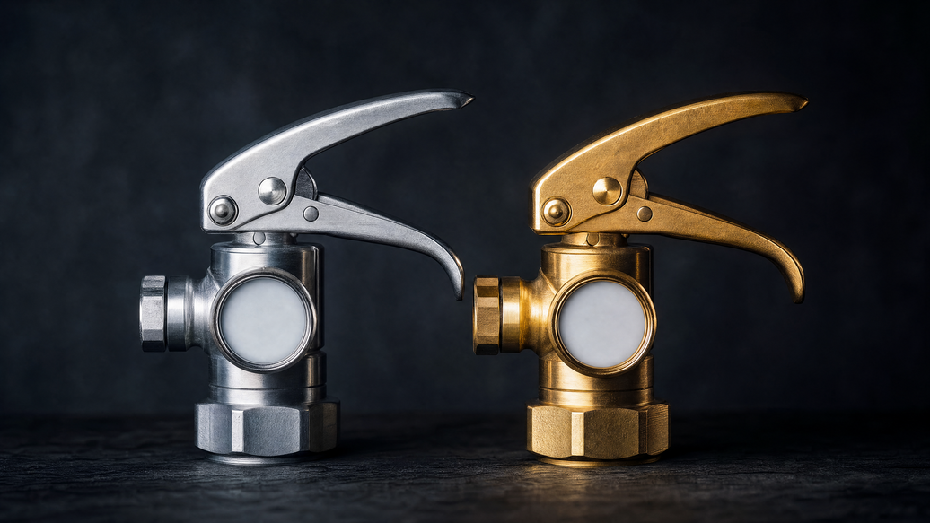 Aluminum Valve or Brass Valve? Identifying Your Amerex Dry Chemical Extinguisher Before Ordering Parts