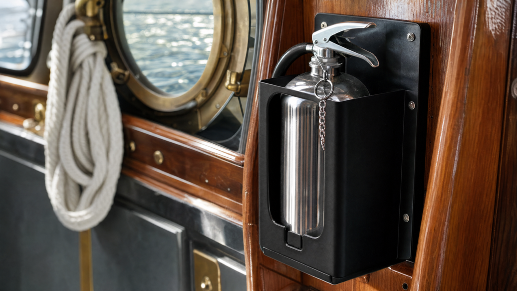 Coast Guard Approved Fire Extinguishers for Boats: Why the Bracket Completes the Approval