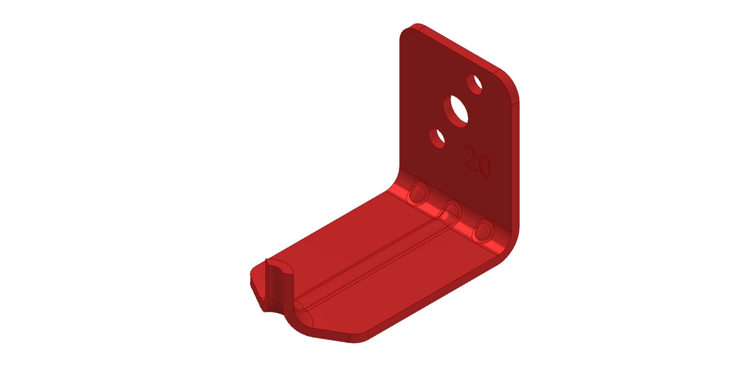 Amerex 803 RD CO2 fire extinguisher wall bracket, part 00577-P006, sales pack of six