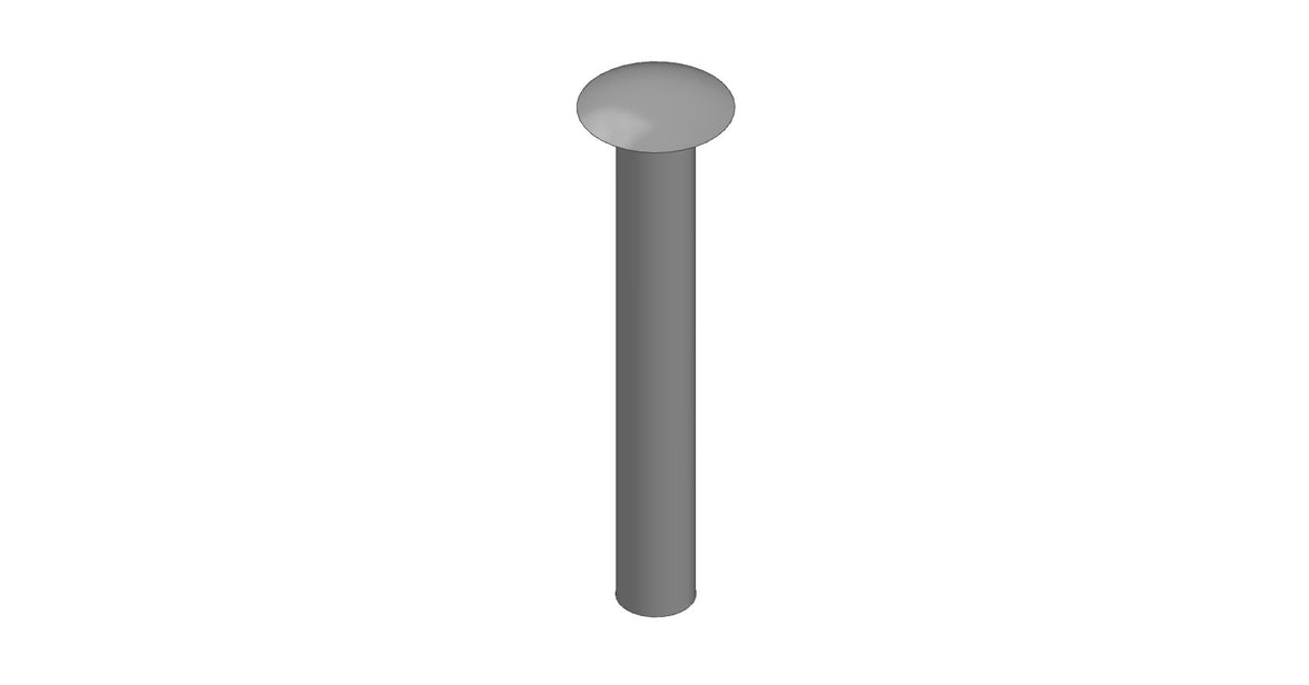 Amerex 01060-P024 aluminum lever rivet, genuine OEM service part in a sales pack of 24