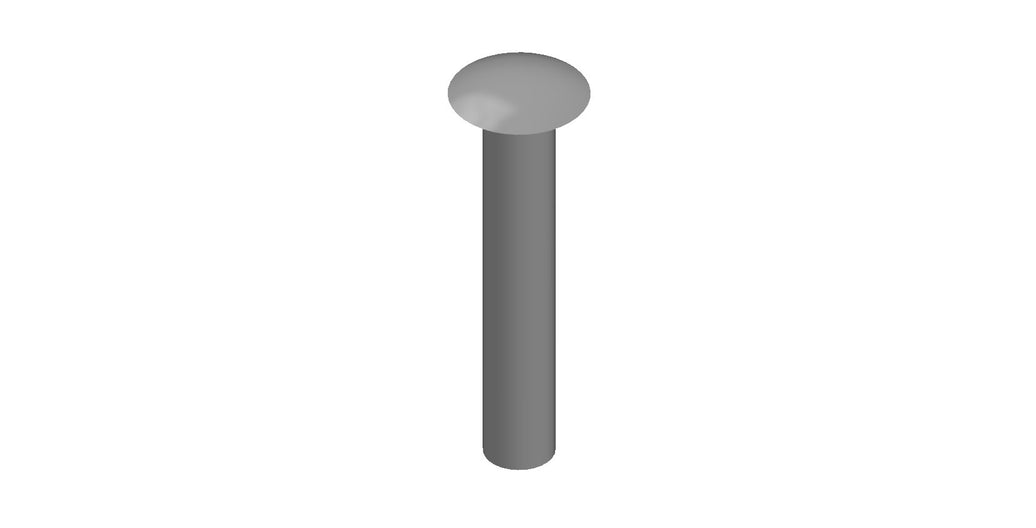 Amerex 01064-P024 aluminum handle rivet, OEM replacement fastener supplied in a 24-count sales pack