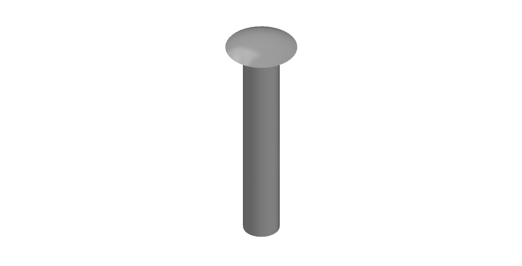 Amerex 01064-P024 aluminum handle rivet, OEM replacement fastener supplied in a 24-count sales pack