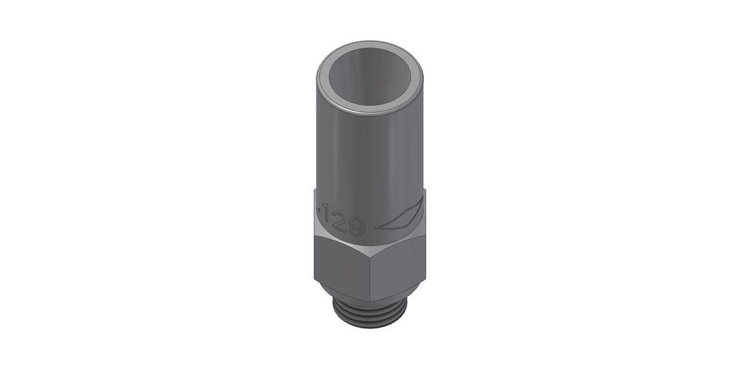 Amerex 01926-P001 anodized replacement nozzle with .129 orifice for fire extinguisher service