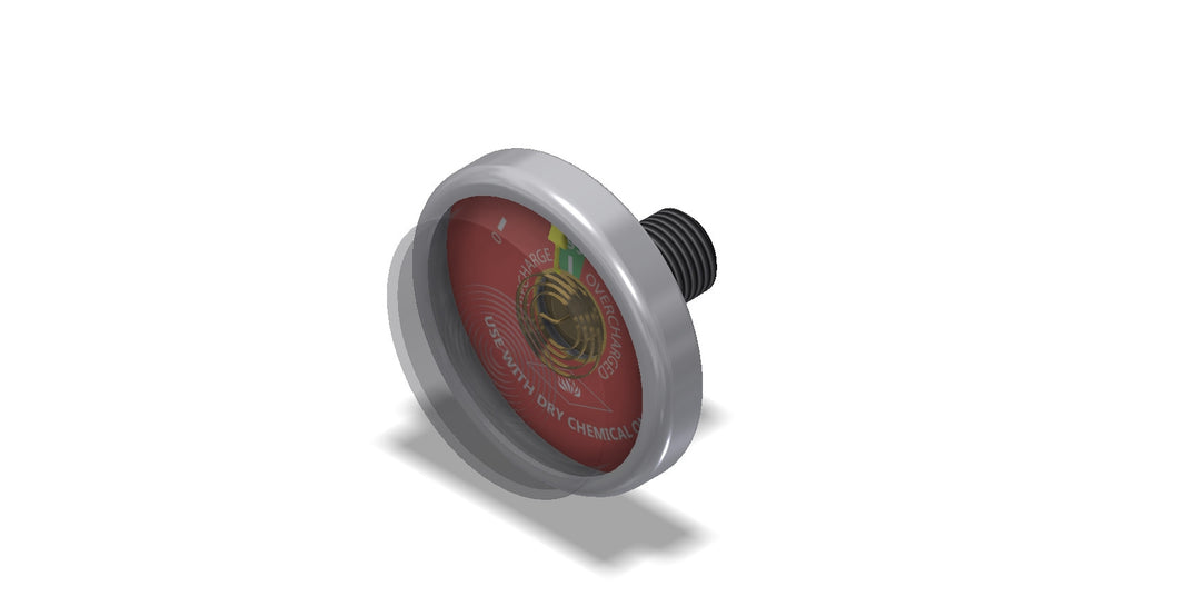 Amerex 03103-P006 195 pressure gauge for aluminum-valve dry chemical fire extinguishers, sold six per sales pack