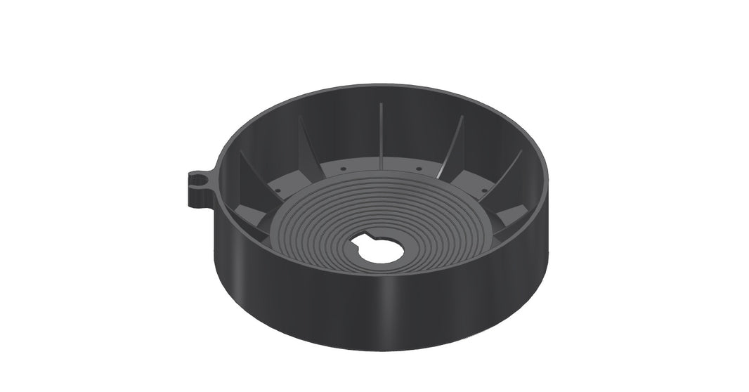 Amerex 03576-P001 black 7 inch footstand for fire extinguisher cylinders