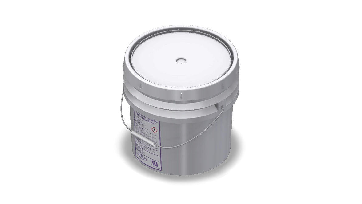 Amerex charge 553, 25 lb pail of Purple K fire extinguisher recharge agent, item 04119