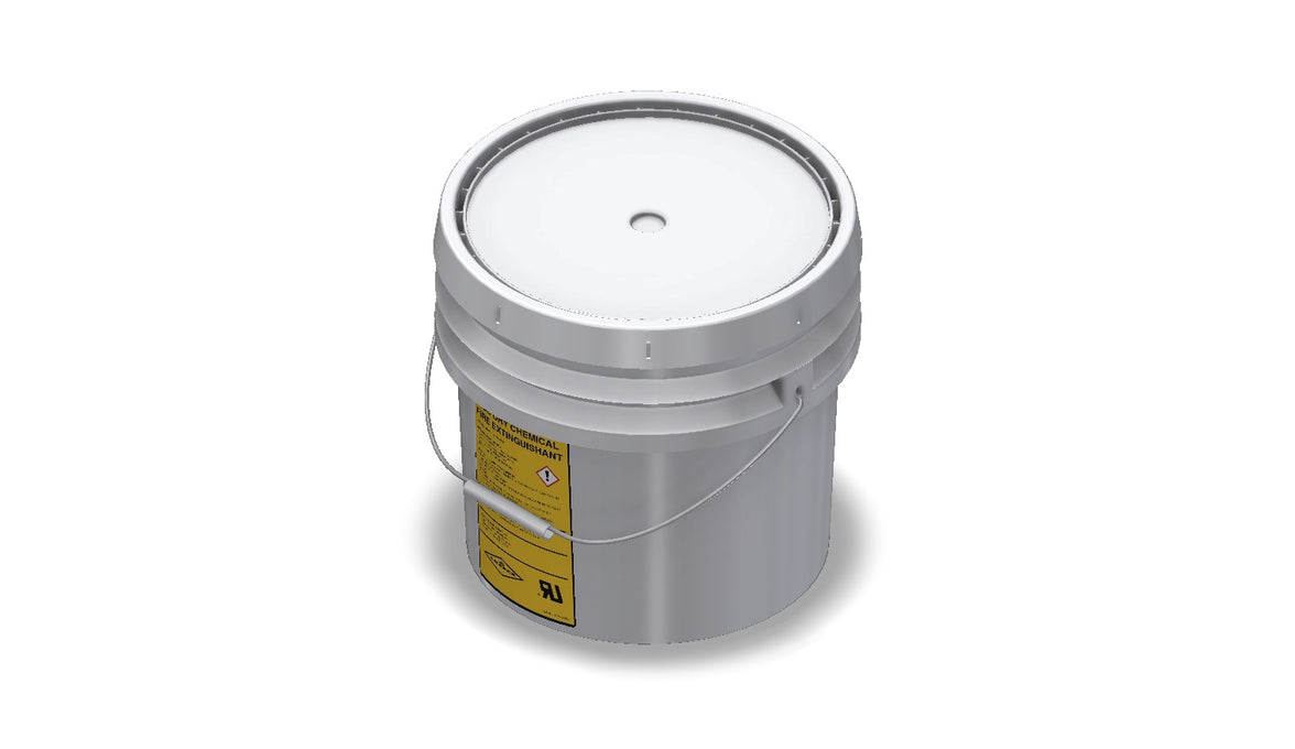 Amerex charge 552, 25 lb pail of ABC dry chemical fire extinguisher recharge agent, item 04171