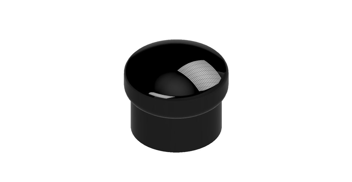 Amerex hub cap, part 04945-P002, genuine OEM replacement hardware supplied in a pack of two