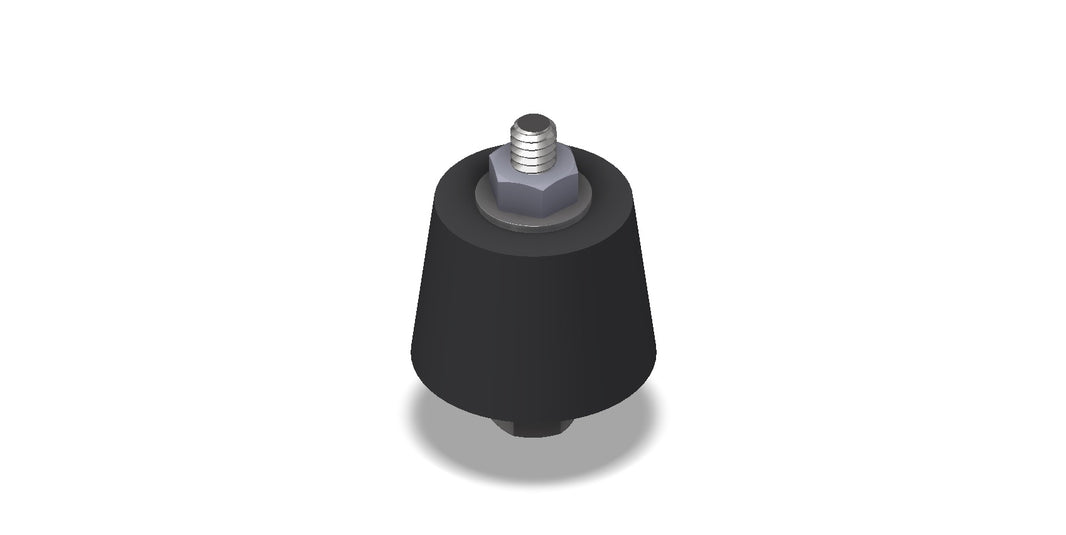 Amerex 06130 nozzle mount with hardware for Halon 1211, Novec 1230 and Halotron I wheeled fire extinguishers