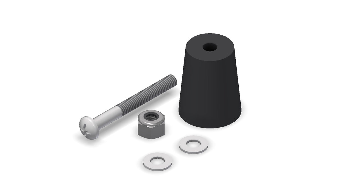 Amerex 06376 nozzle mount with hardware for the 50 lb dry chemical wheeled fire extinguisher