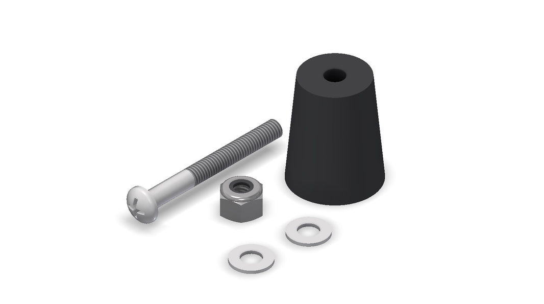 Amerex 06376 nozzle mount with hardware for the 50 lb dry chemical wheeled fire extinguisher