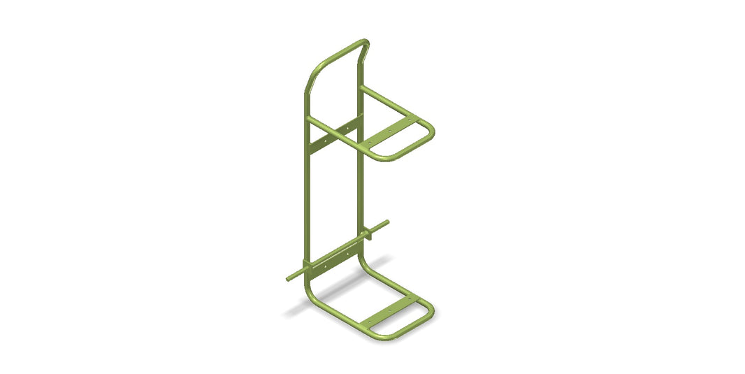 Amerex 06624 green carriage assembly supplied without wheels