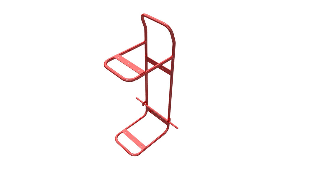 Amerex 06625 red carriage assembly without wheels for 50 lb dry chemical extinguisher