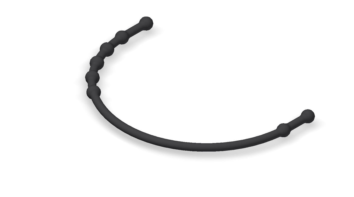 Amerex 07802-P006 864 3/8 rubber strap, genuine OEM replacement, sales pack of six