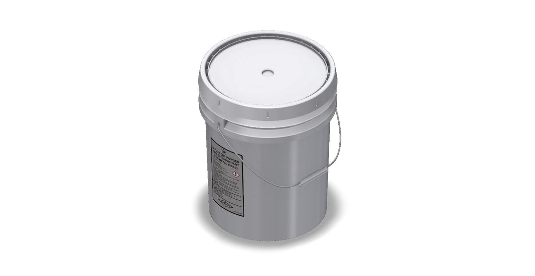 Amerex Model 543 35 lb pail of G-Plus graphite fire extinguisher recharge chemical, item 07857