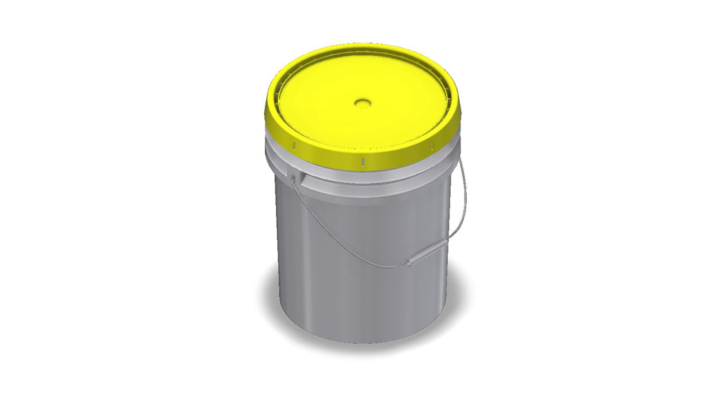 Amerex charge 555, 50 lb pail of ABC dry chemical F-13 recharge agent, item 09781