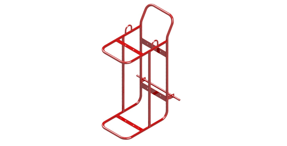 Amerex 10431 carriage assembly without wheels for 125 and 150 lb dry chemical wheeled extinguishers