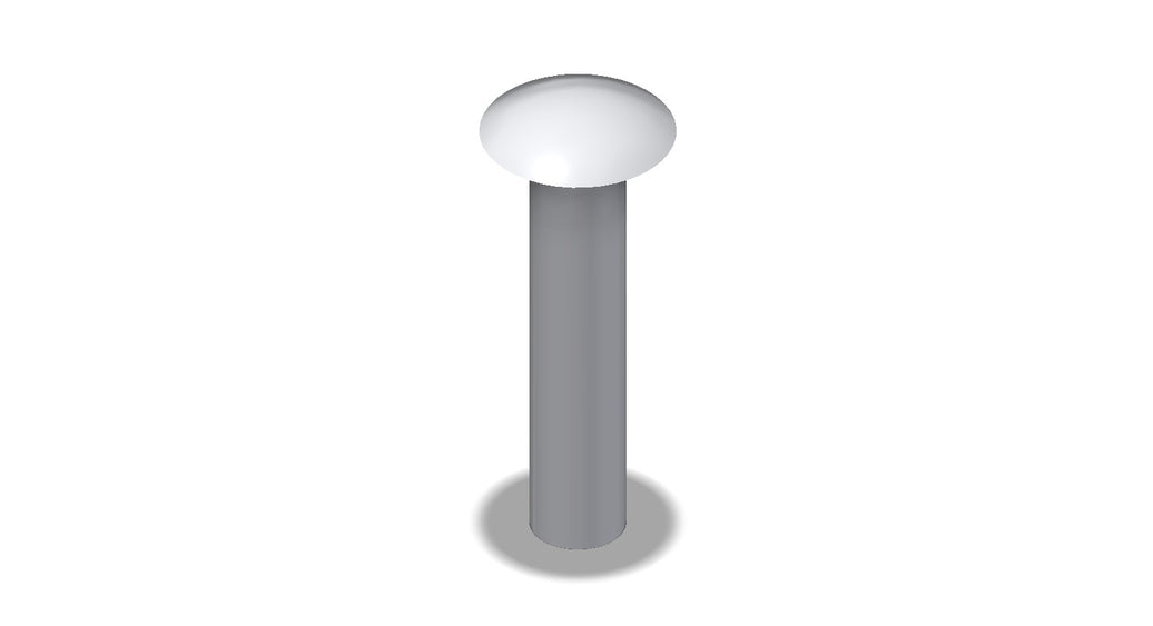 Amerex 12201-P024 aluminum 20 handle rivet, genuine OEM service part sold in a sales pack of 24
