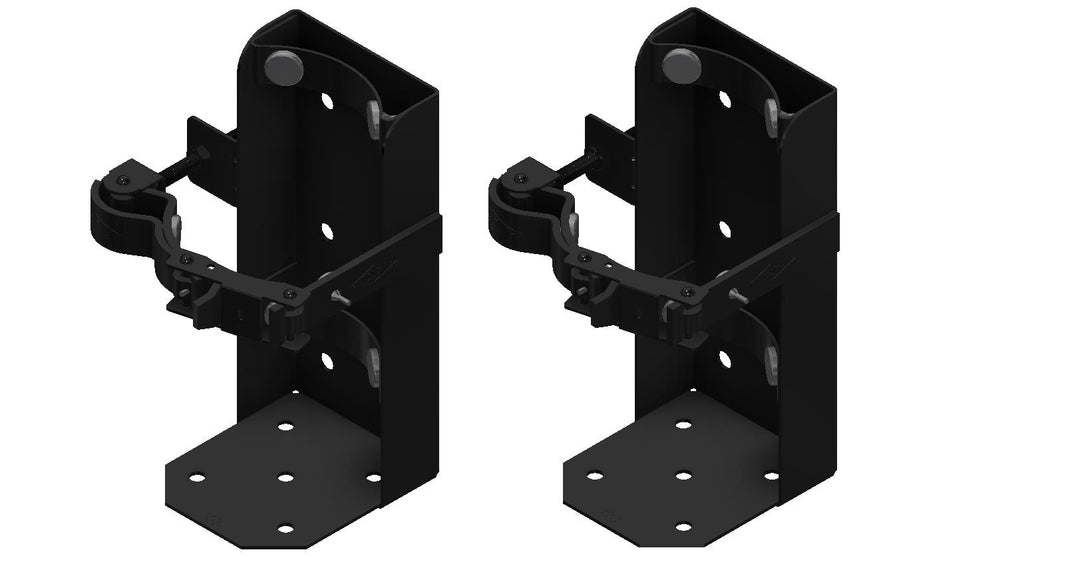 Amerex 807 heavy duty black bracket assembly for 4.25 in. diameter fire extinguisher cylinders