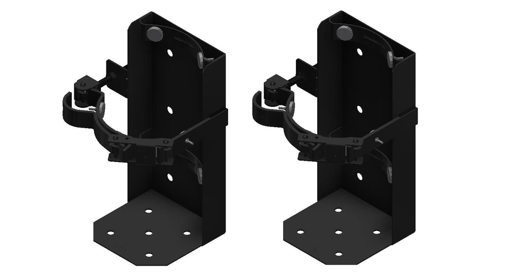 Amerex 809 black vehicle bracket for 5.25 in. diameter fire extinguisher cylinders