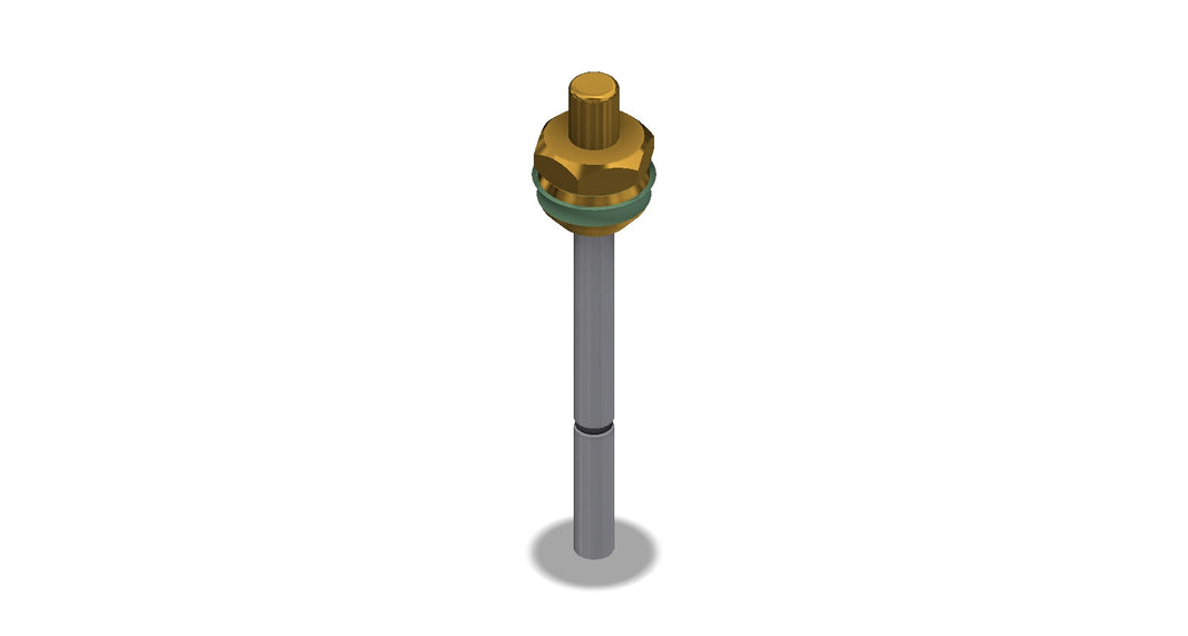 Amerex 13288-P006 brass valve stem assembly for Halotron and CO2 extinguishers, pack of 6