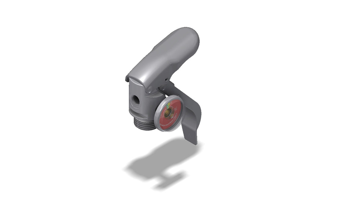 Amerex 14525 modified aluminum valve assembly for the 384 1.4 lb Halotron 1 extinguisher