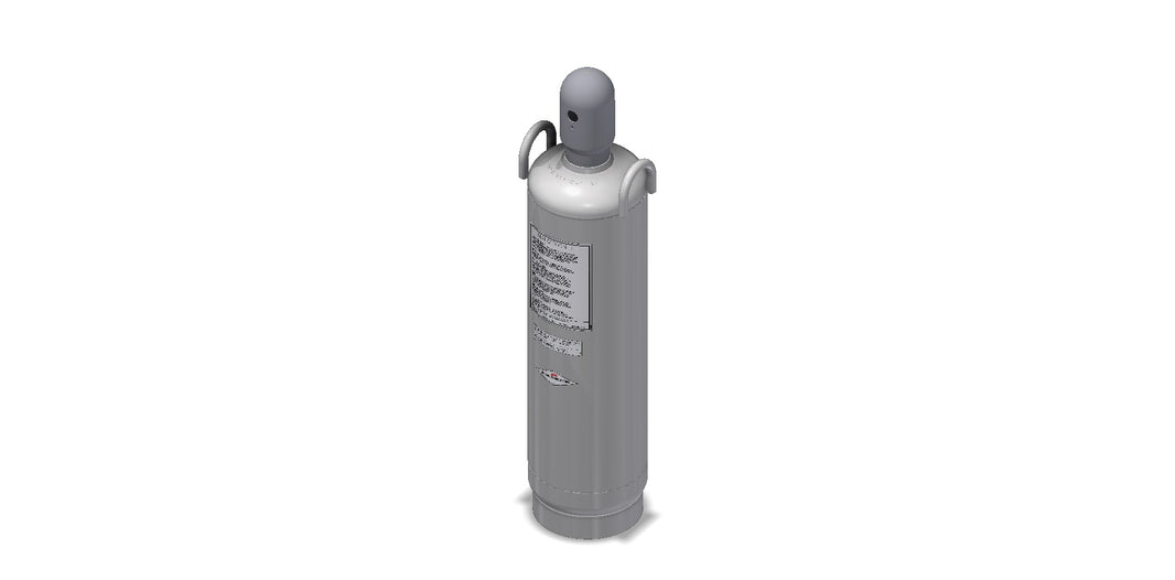 Amerex charge 891, 80 lb Halotron agent recharge cylinder, item 14531