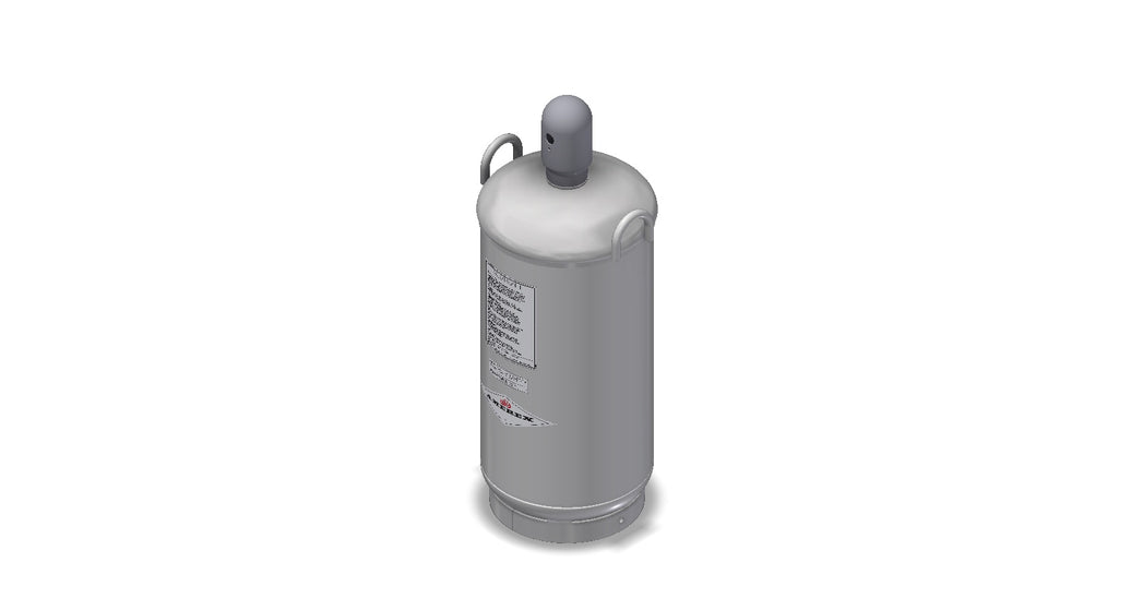 Amerex charge 892, 200 lb Halotron agent recharge cylinder, item 14534