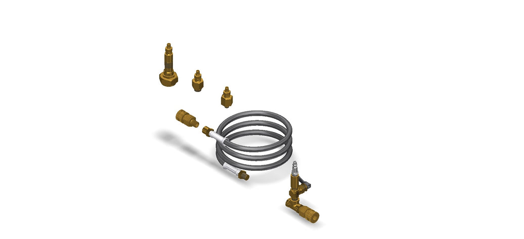 Amerex Halotron recharge kit, item 14538, factory component set for clean agent extinguisher service