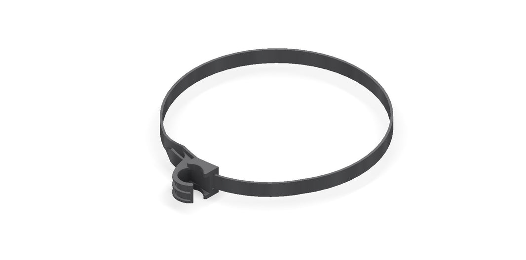 Amerex 14776-P002 BK strap assembly, 3/8 in. x 7 in., genuine OEM hardware, sales pack of two
