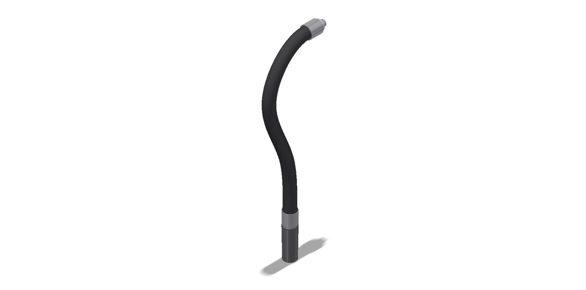 Amerex 14849-P001 replacement 3/8 in. aluminum hose assembly, .157 designation