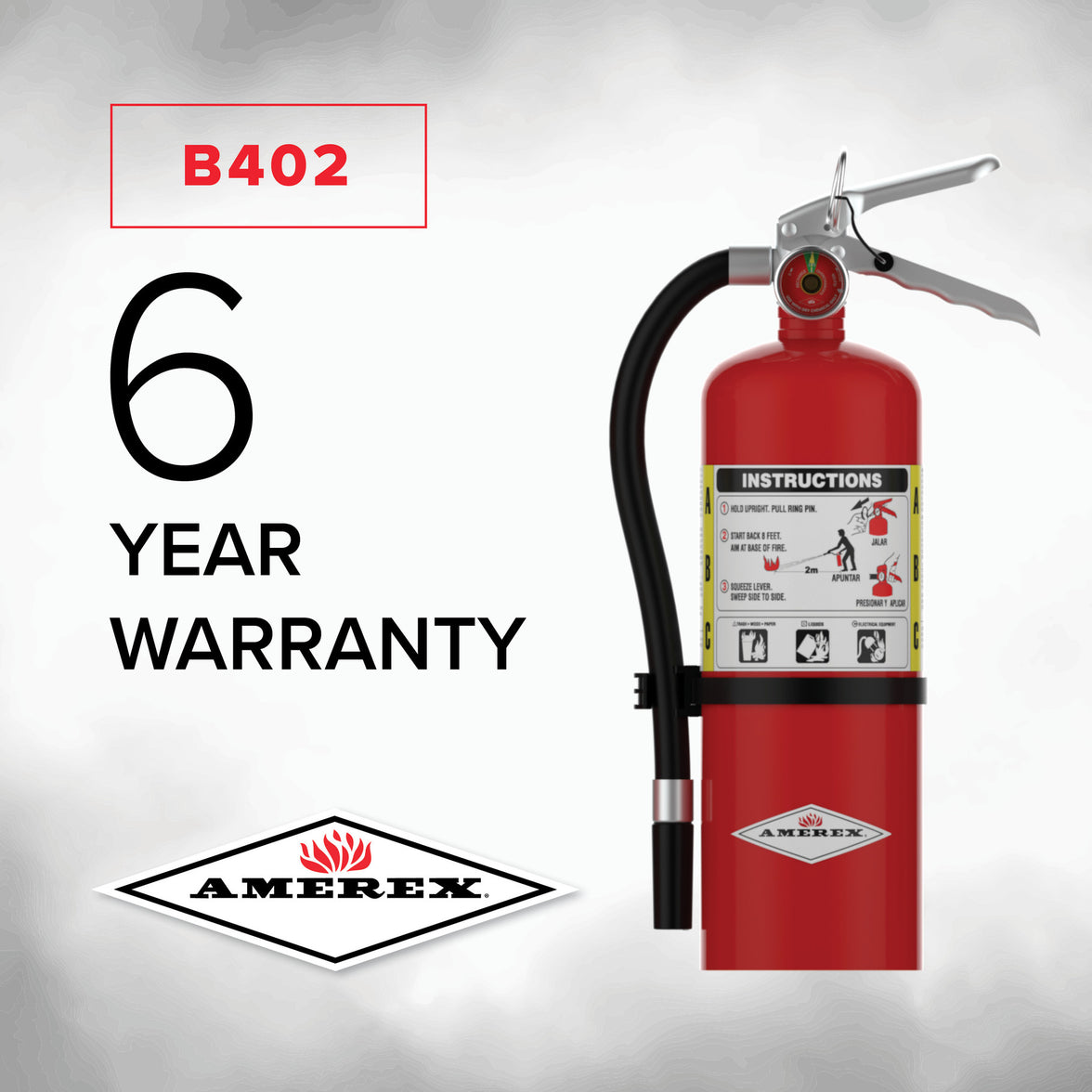 Amerex B402 5 lb fire extinguisher, additional product view
