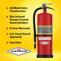 High resolution product photo of the Amerex Model 791 20 lb ABC Fast Flow extinguisher