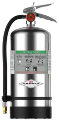 Amerex C260 6 liter wet chemical Class K fire extinguisher with stainless steel cylinder