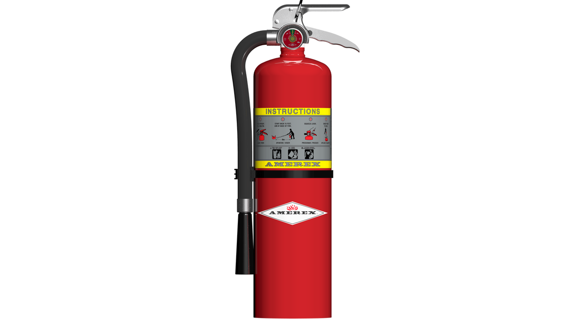 Amerex Model 711 10 lb High Performance ABC Compliance Flow fire extinguisher